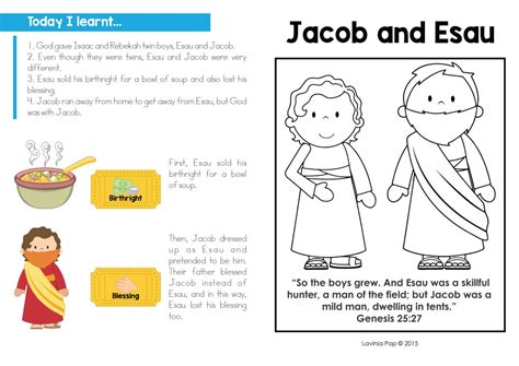 <strong>Jacob and Esau</strong> are no closer to each other now than they were in the last <strong>lesson</strong> when <strong>Esau</strong> sold his birthright to <strong>Jacob</strong> for a bowl of stew. . Jacob and esau sunday school lesson